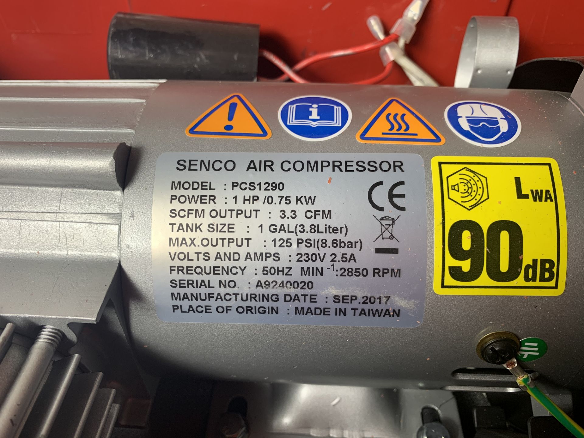 Senco PCS1290 Air Compressor in Systainer - Image 3 of 3