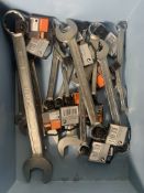 16 x Bahco Combi Spanners