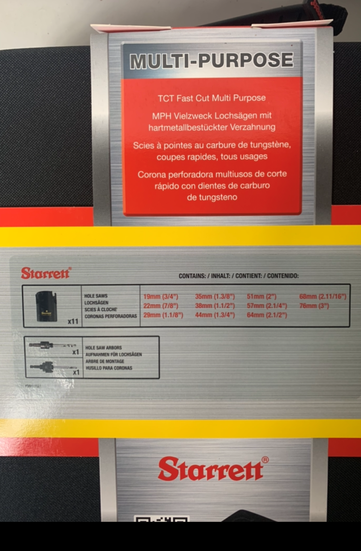 Starrett Kmp11021 Tct Multi Purpose Holesaw Kit - Image 3 of 3