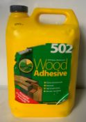 5 Litre Bottle Of Ever Build All Purpose Wood Adhesive