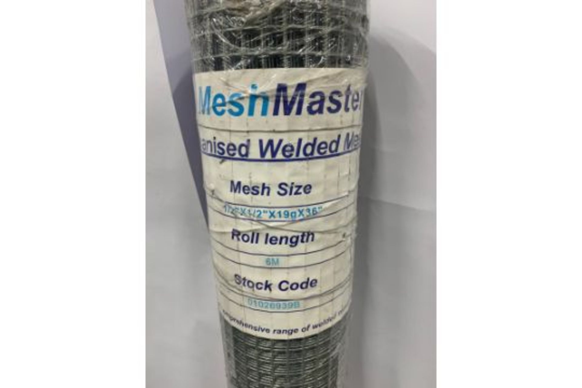 Roll Of Meshmaster Galvanised Welded Mesh - Image 2 of 2
