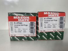 200 x Mason Mate Universal Wall Plugs