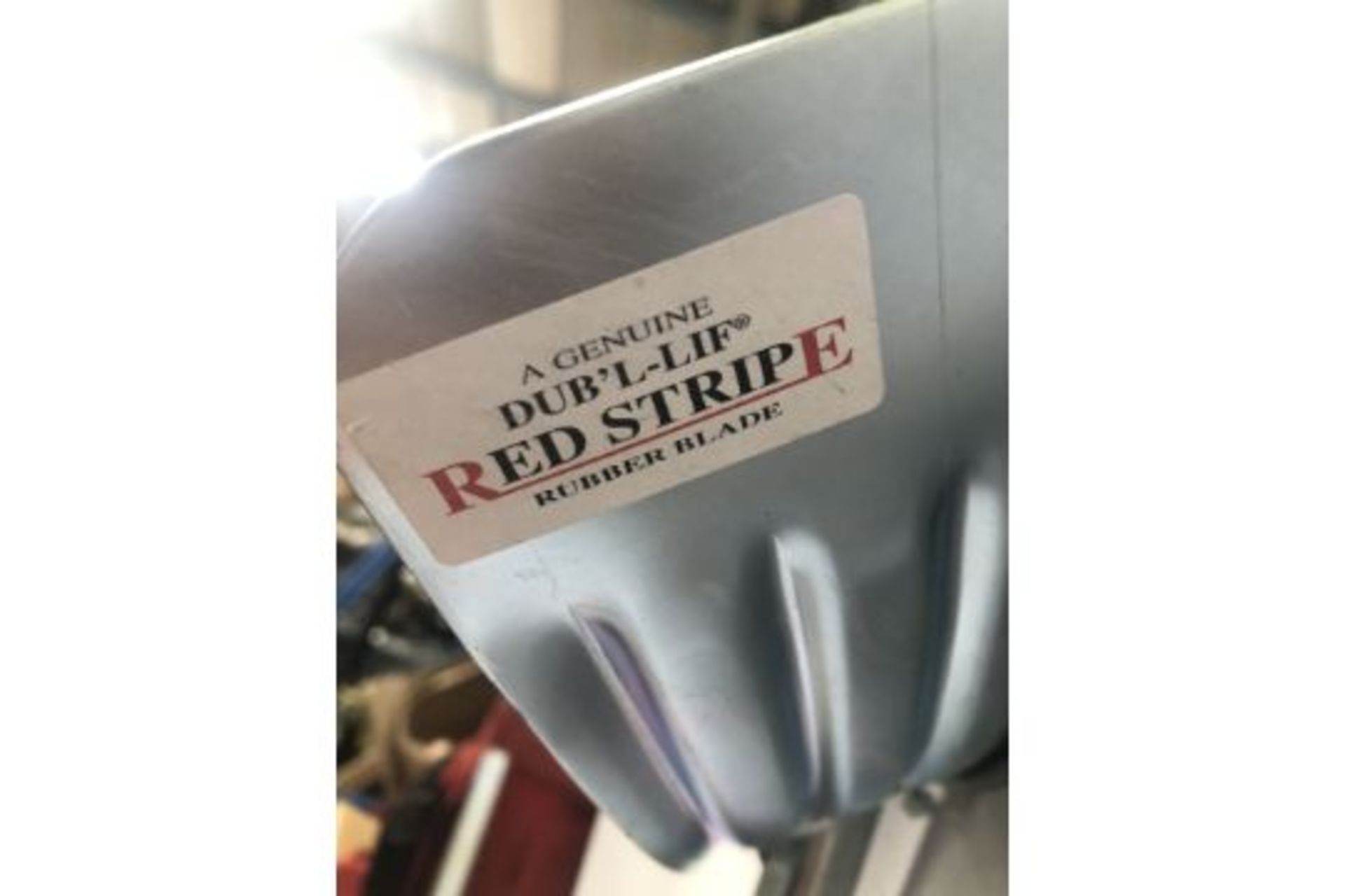 2 x Red Stripe 22'' Curved Squeegees