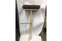 3 x Forester 18'' Bassine brooms