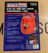 Sealey SAC106B Oil Free Belt Drive Compressor