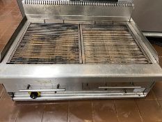 Gas countertop chargrill