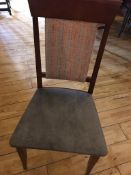 4 x Solid wood dining chairs