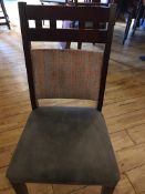 13 x Solid wood dining chairs