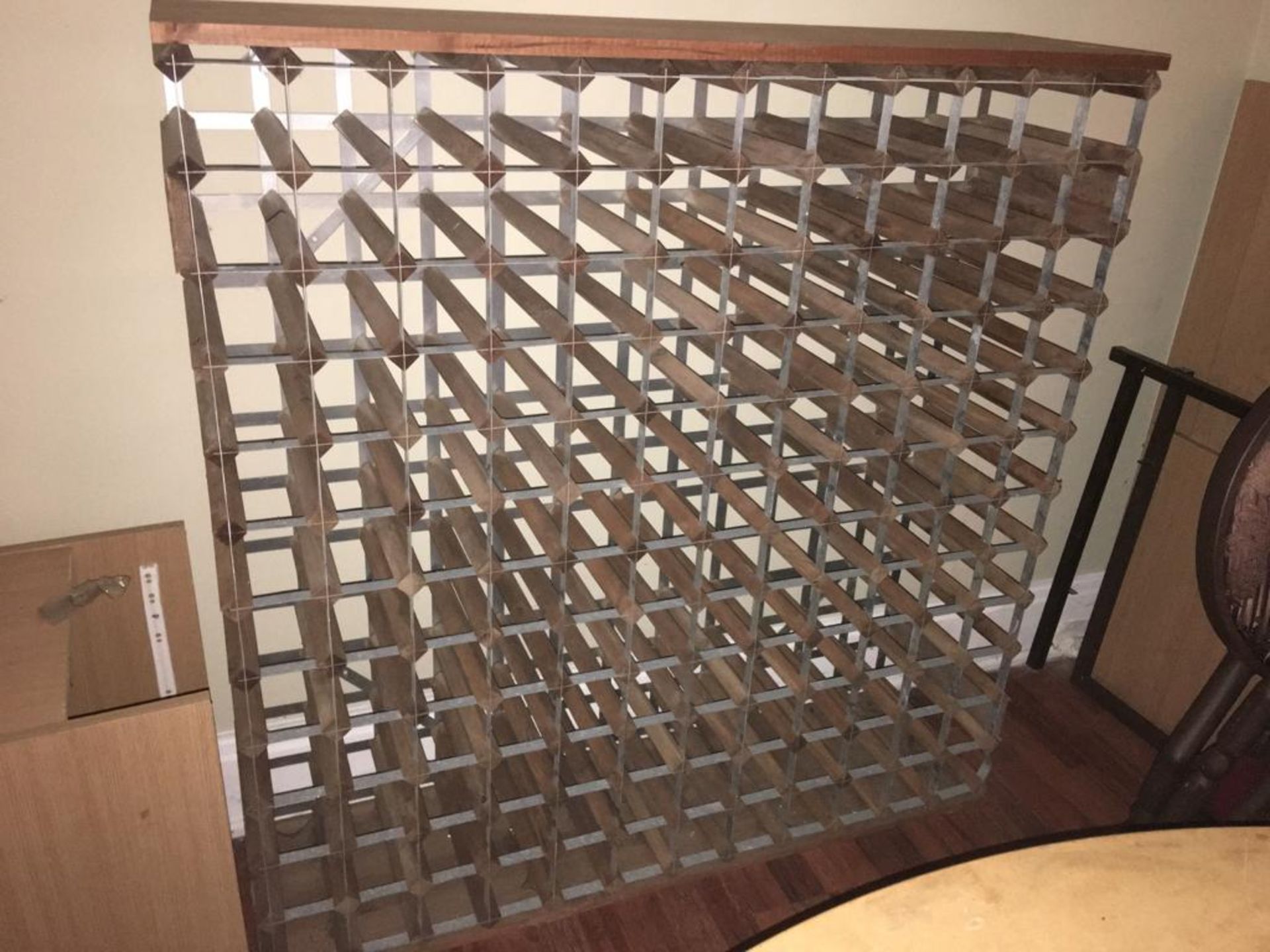 Freestanding wine rack