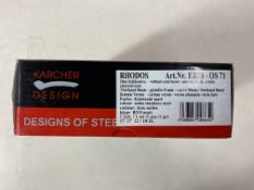 5 x Karcher Design Door handle Rhodos ER28-OS71 stainless steel on rosette
