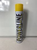 12 x Powerline Yellow Line Marking Paint