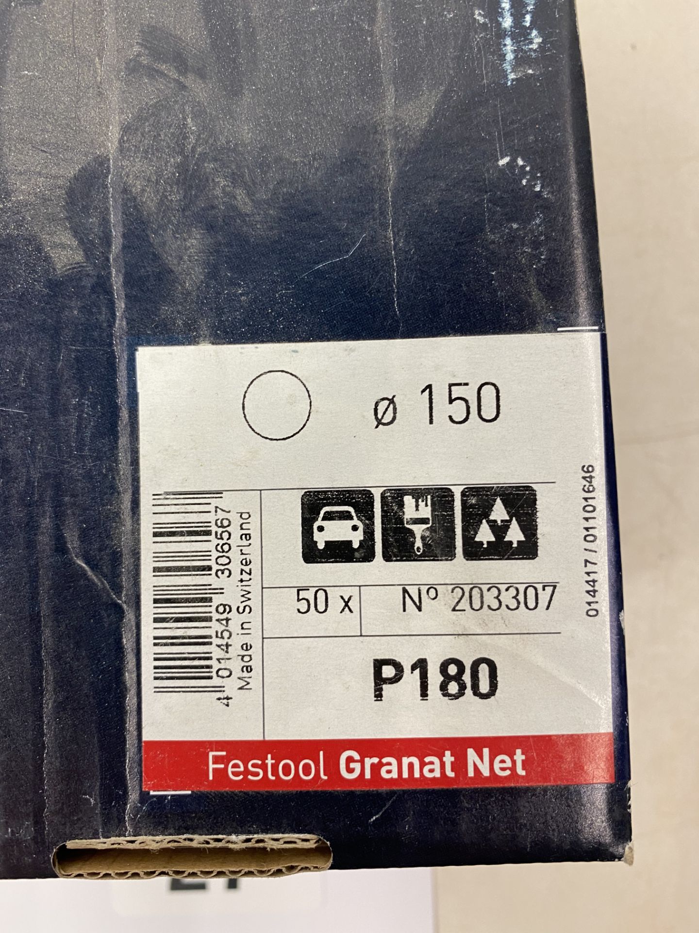 Festool 203307 Festool Sanding Discs STF D150 P180 Granat ( Box Of 50 )