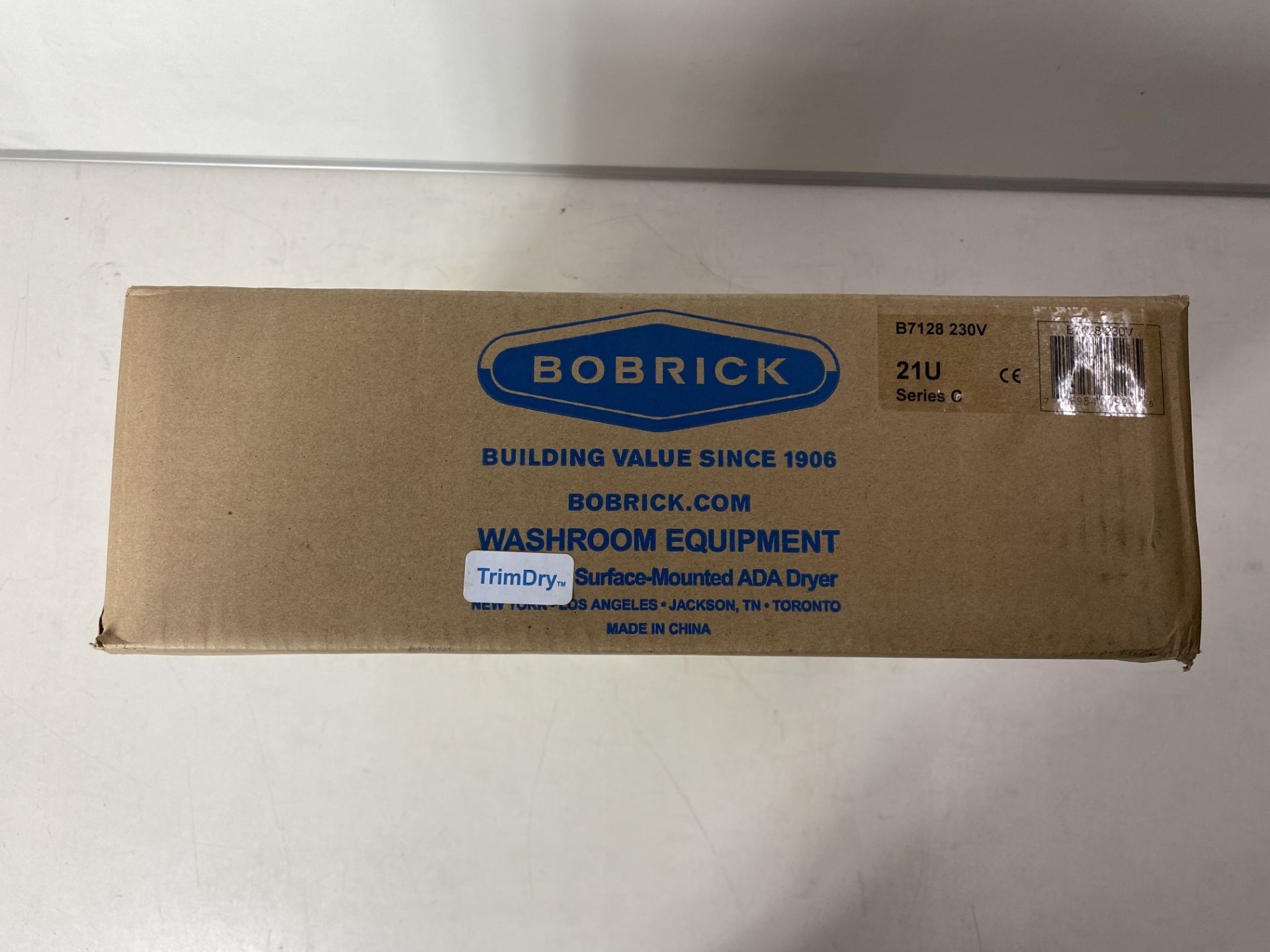 Bobrick B-7128 230v Trimline Surface-mounted Ada Dryer