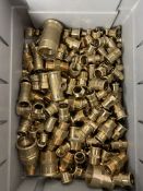 Mixed Lot Of Various Sized Bronze Pipe Fittings