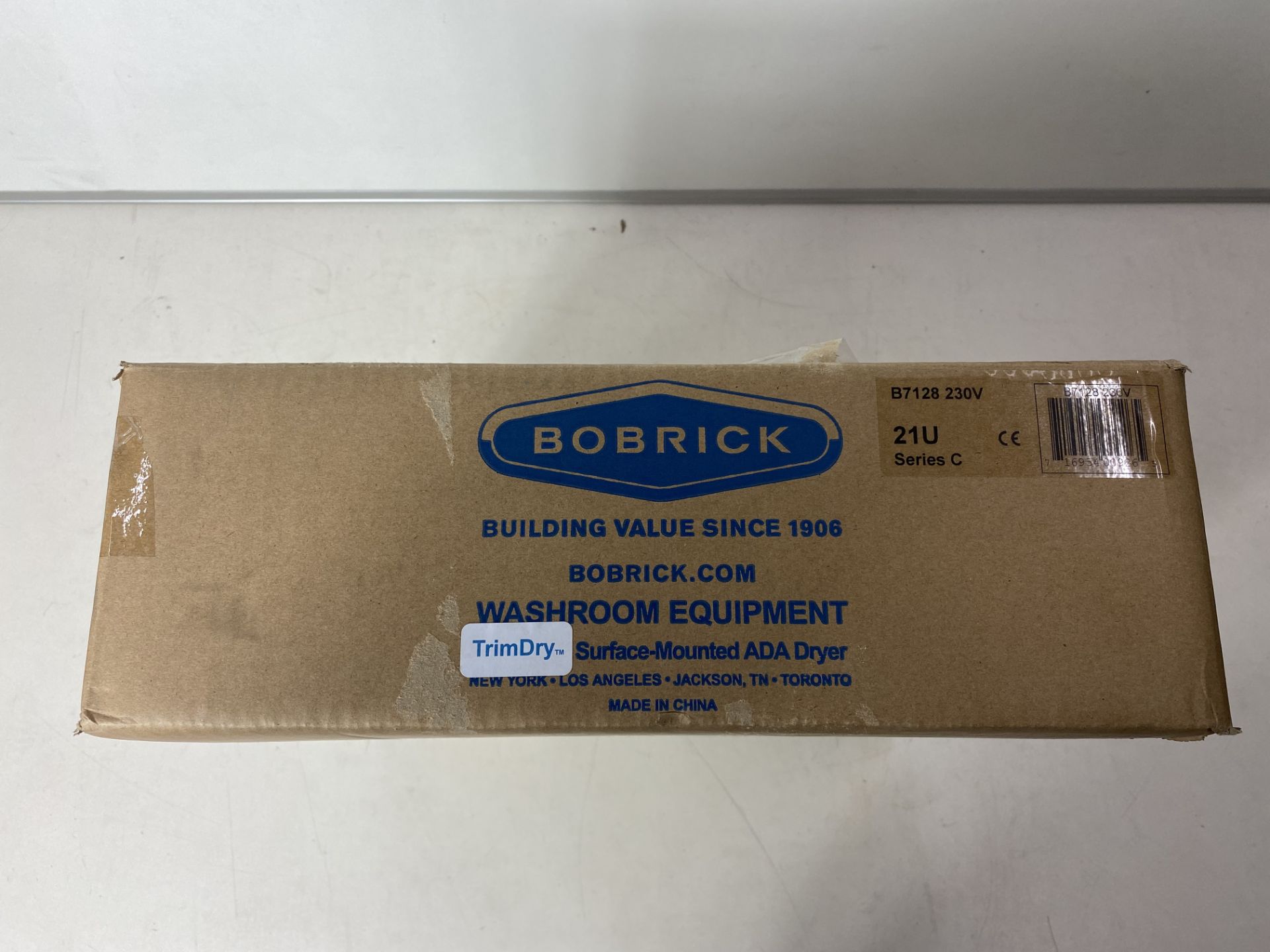 Bobrick B-7128 230v Trimline Surface-mounted Ada Dryer