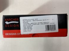 5 x Karcher Design Set Of Door Handles 19mm Satin Black