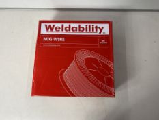 2 x Weldability Sif VZ180815LW A18/G3Si1 MIG Wire 0.8mm 15kg