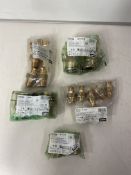 Mixed Lot Of Sanha Bronze Pipe Fittings