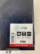 Festool 575162 Sanding discs - STF D150/16 P80 Granat ( Box Of 50 )