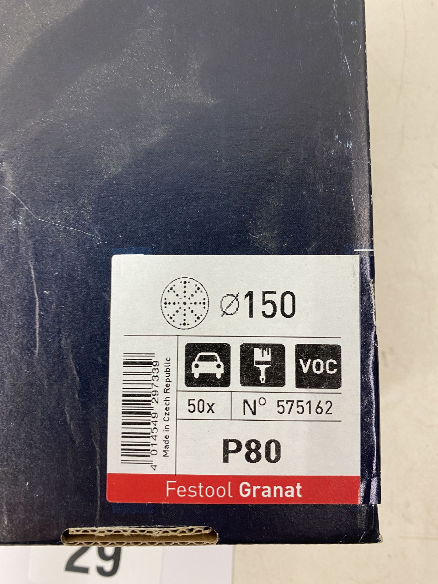 Festool 575162 Sanding discs - STF D150/16 P80 Granat ( Box Of 50 )