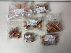 Mixed Lot Of Copper Sanha Pipe Fittings