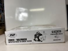 10 x Force 8 Half-Mask Fitted with PressToCheck P3 Filters