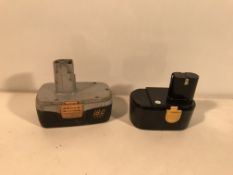 2 x 18V Power Tool Batteries