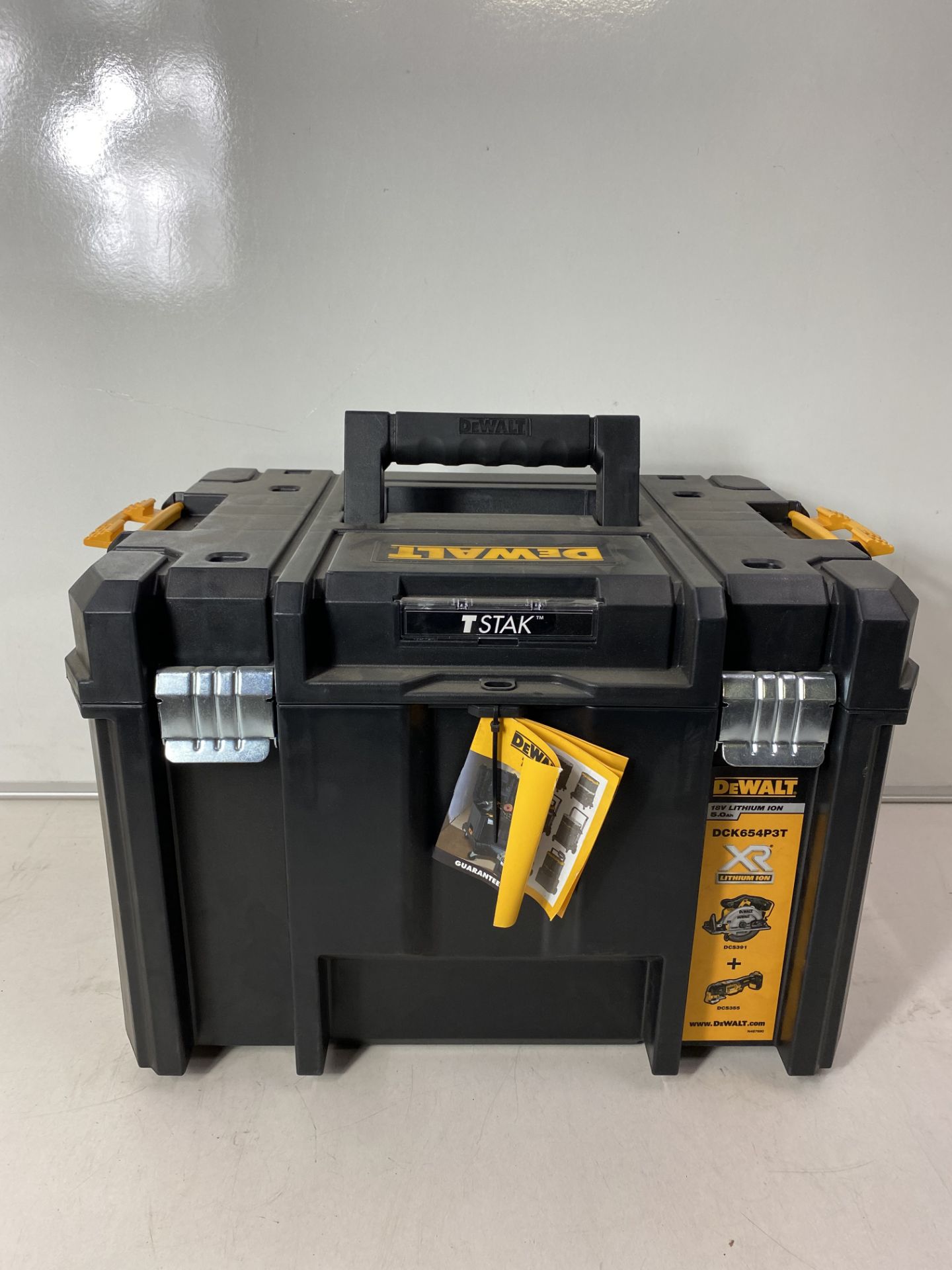 DEWALT XR DCS391 CIRCULAR SAW & DCS355 MULTI TOOL BARE UNITS T-STAK CASE ONLY - Image 3 of 3