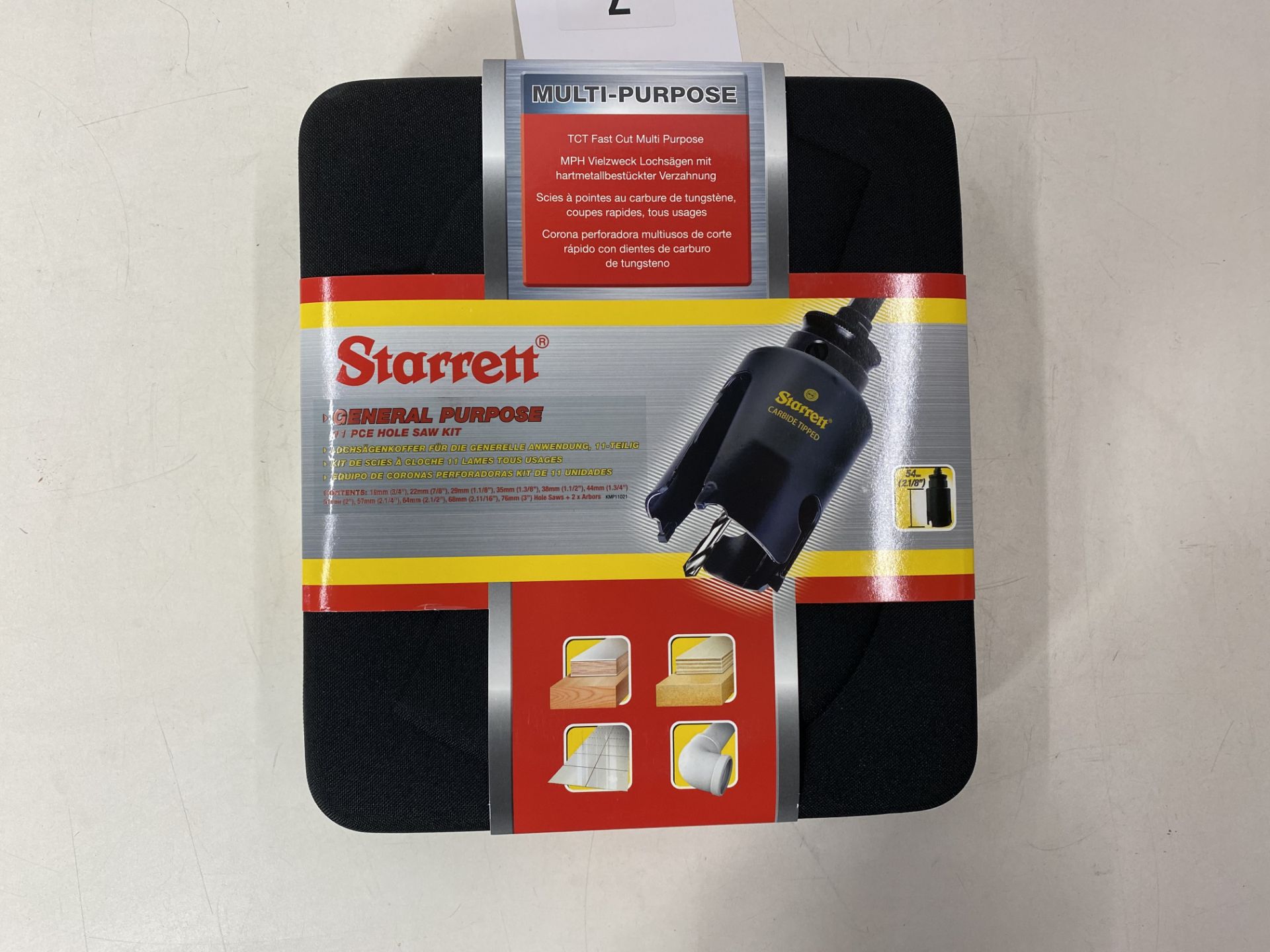 Starrett KMP11021 13 Piece General Purpose Hole Saw Set