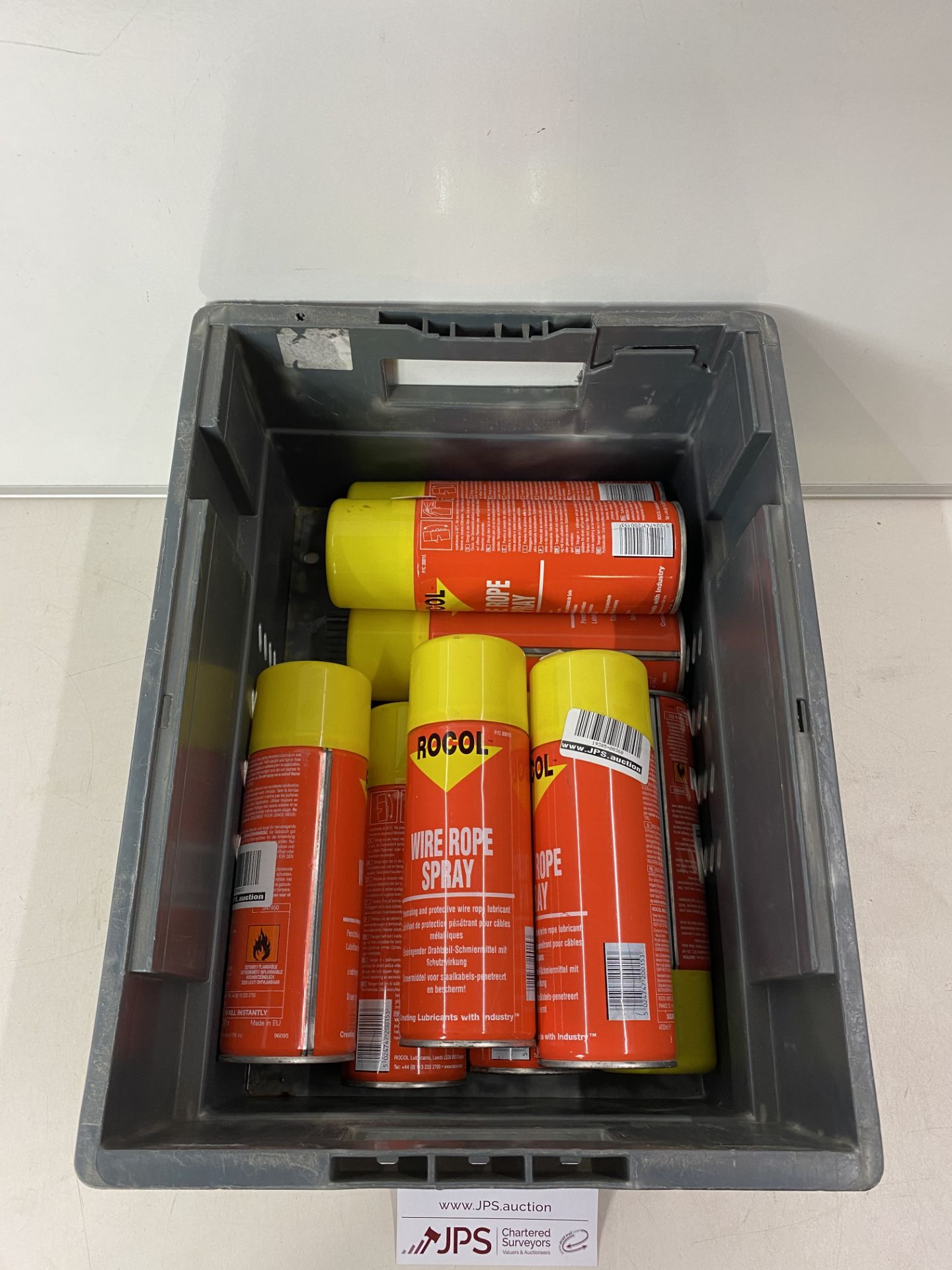 9 x ROCOL 20015 WIRE ROPE SPRAY CAN 400ml - Image 2 of 2