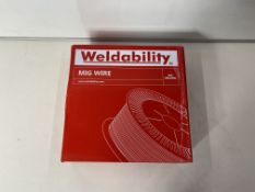 2 x Weldability Sif VZ180815LW A18/G3Si1 MIG Wire 0.8mm 15kg