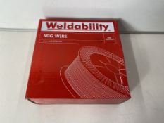 2 x WELDABILITY SIF VZ181015LW A18/G3SI1 MIG WIRE 1.0MM 15KG