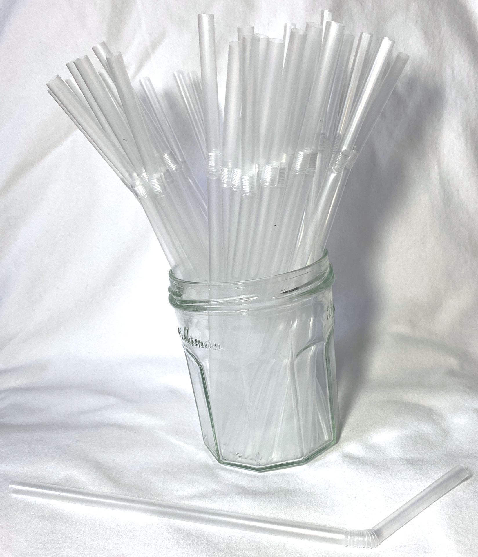 2 x Boxes of Clear Flexi Straws by 888 Gastro Disposables | DSP32 - Image 2 of 3