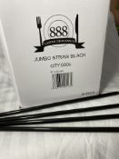 2 x Boxes of Jumbo Straws by 888 Gastro Disposables | DSP42 | DSP43