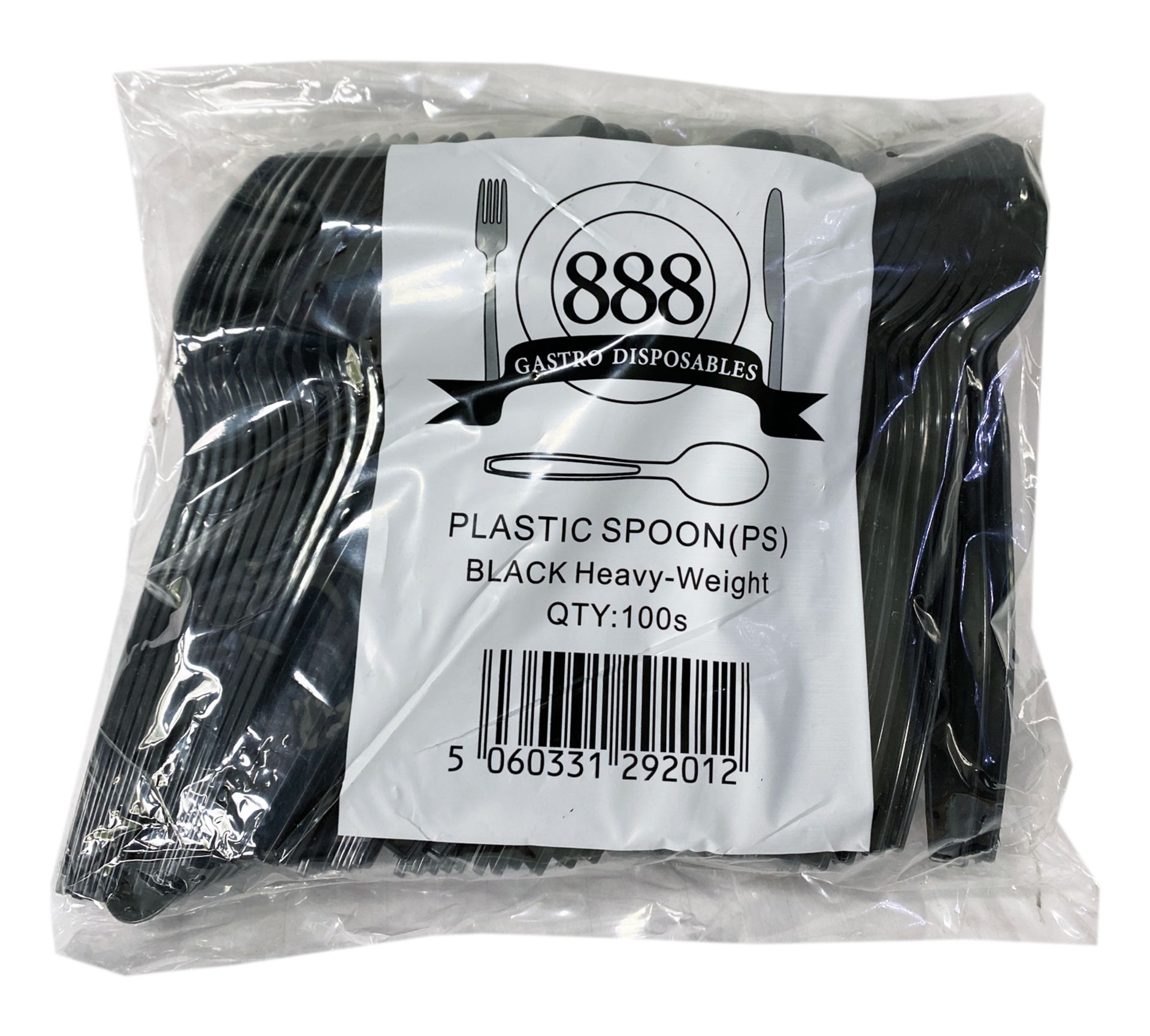 2 x Boxes of 1000 Plastic Spoons by 888 Gastro Disposables | DSP8