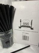 2 x Boxes of Biodegradable Jumbo Straws by 888 Gastro Disposables | DSP54