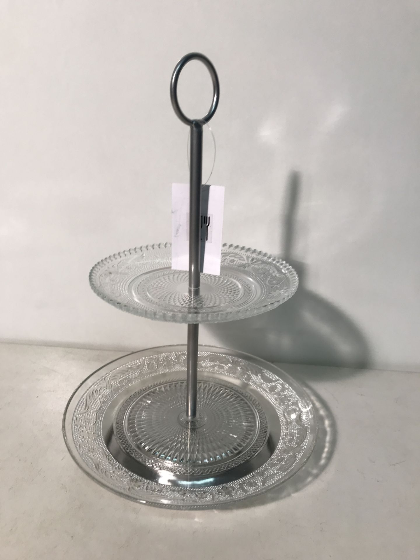 8 x Glass Afternoon Tea Cake Stands - Image 2 of 3