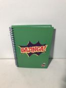 40 x Big Bang Theory Bazinga! A5 Notebooks | RRP £172.00