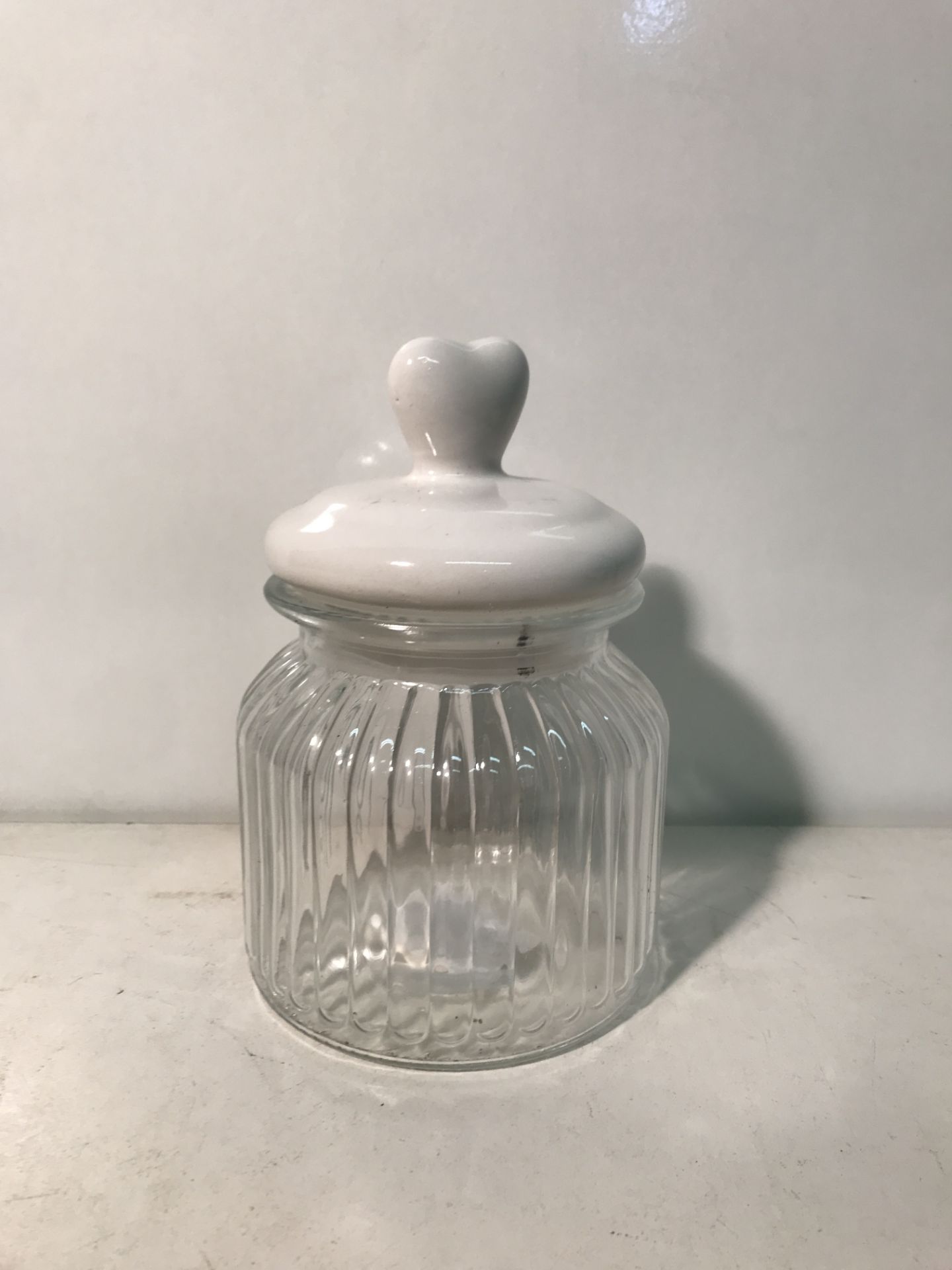 12 x Glass Jars with Porcelain Lids