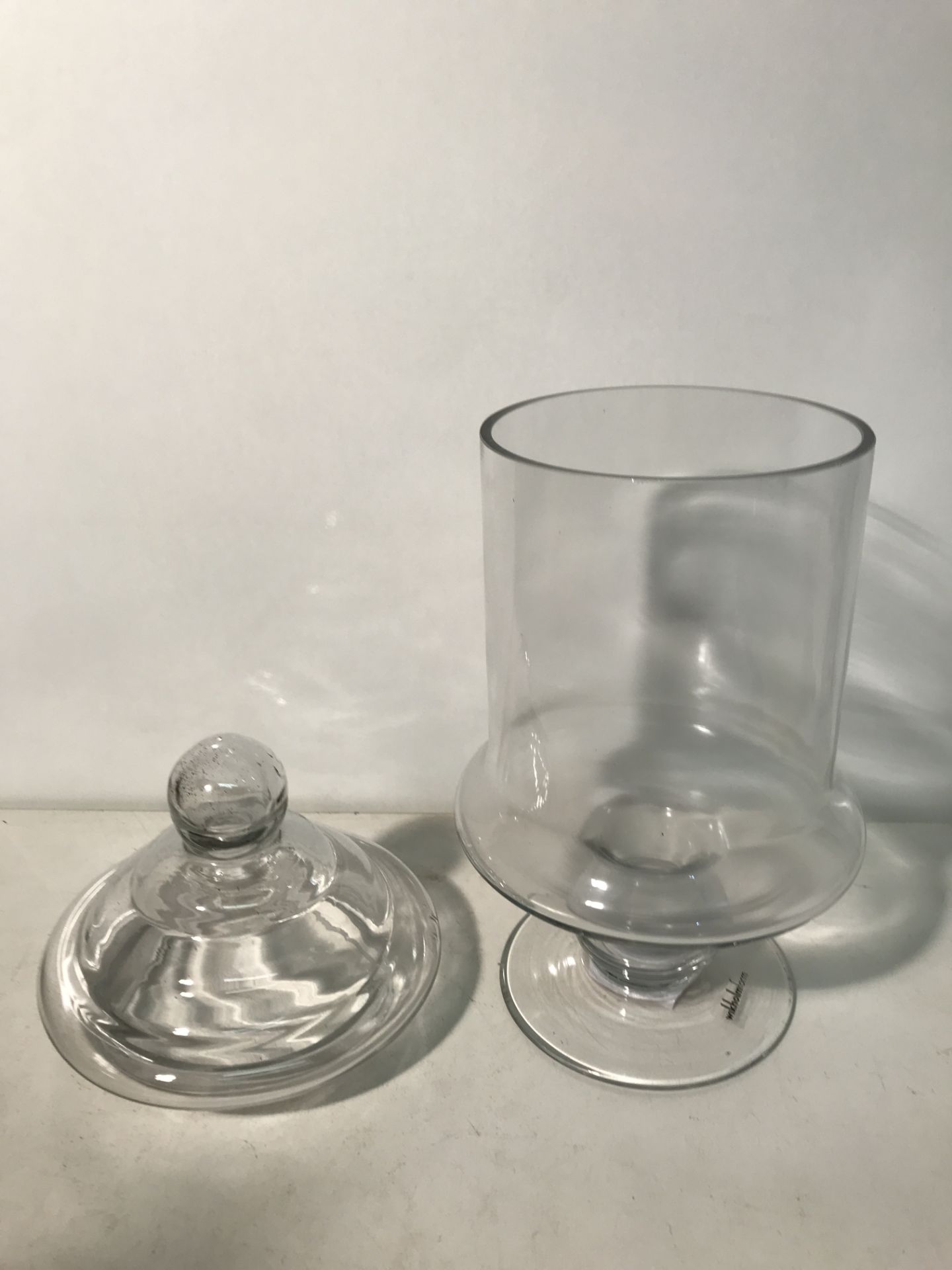 6 x Large Glass Bonbon Jars w/ Lids - Image 2 of 3