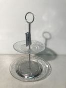 8 x Glass Afternoon Tea Cake Stands