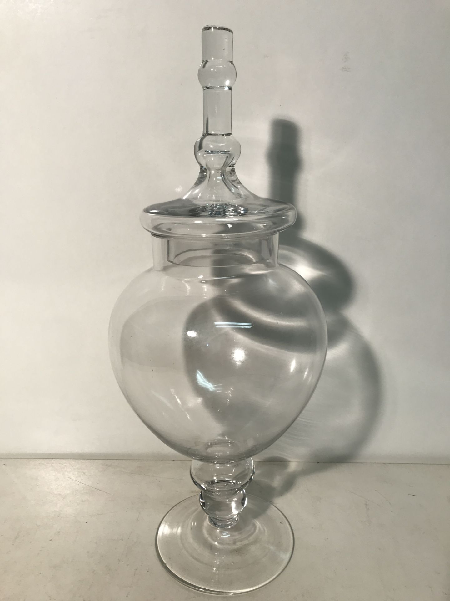 Large Glass Bon Bon Jar with Lid