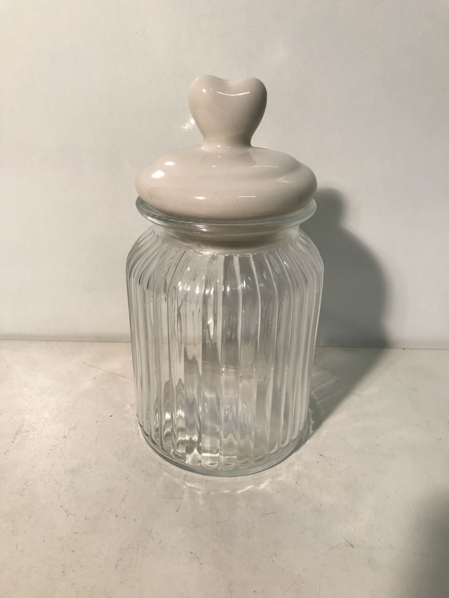 12 x Glass Jars with Porcelain Lids