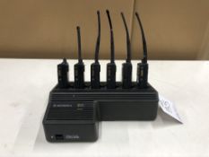 Set of 6 Motorola Walkie-Talkies w/ Docking Station