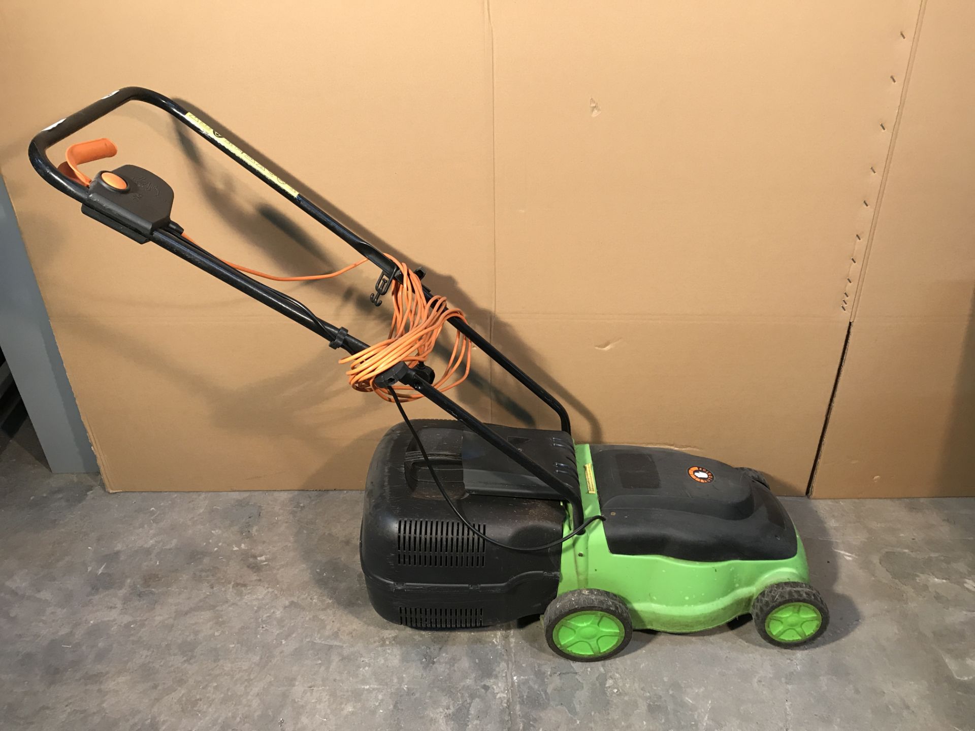 240v Wired Lawn Mower w/ Grass Container