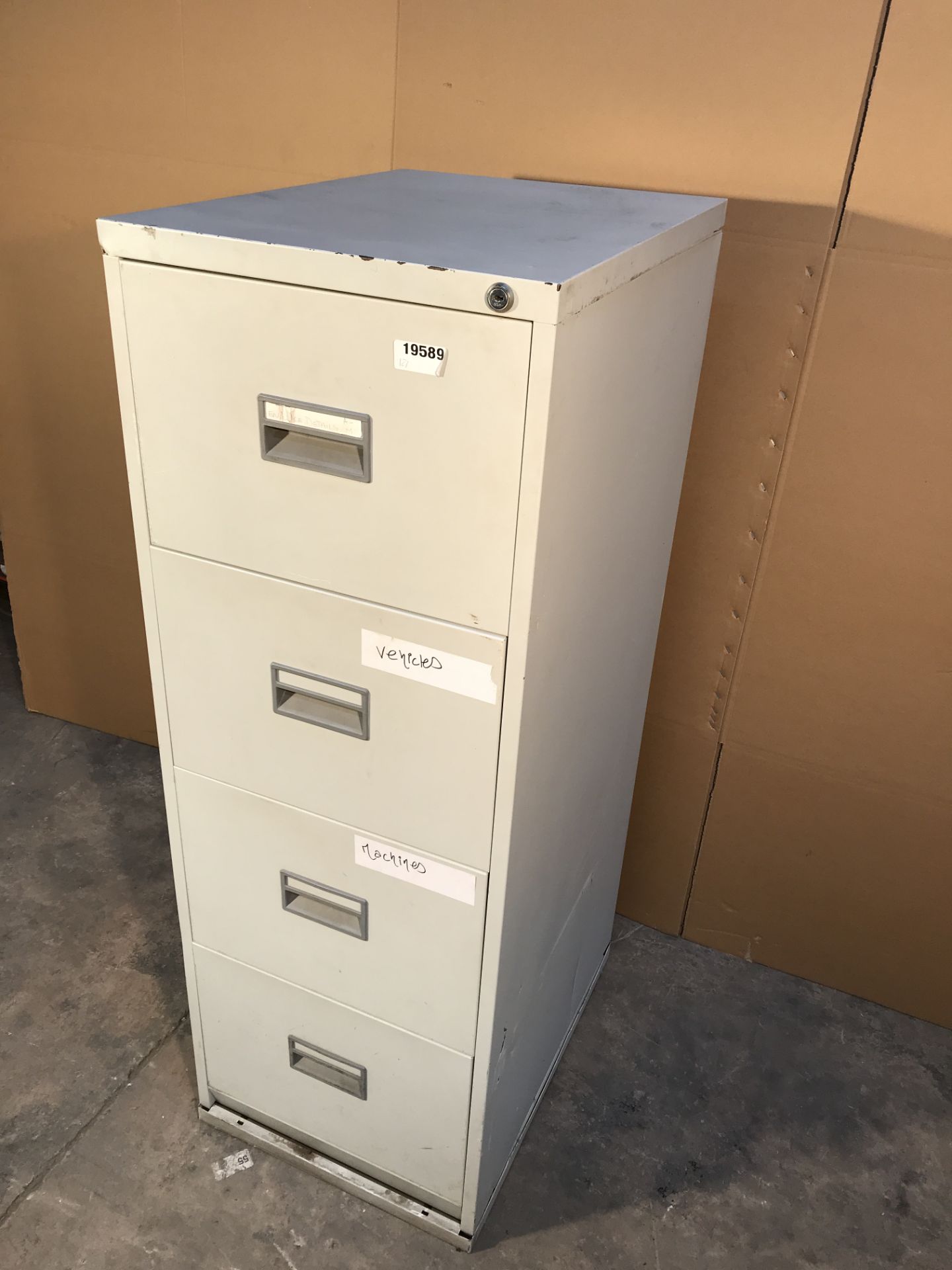 4 Drawer Steel Filing Cabinet - Image 2 of 3