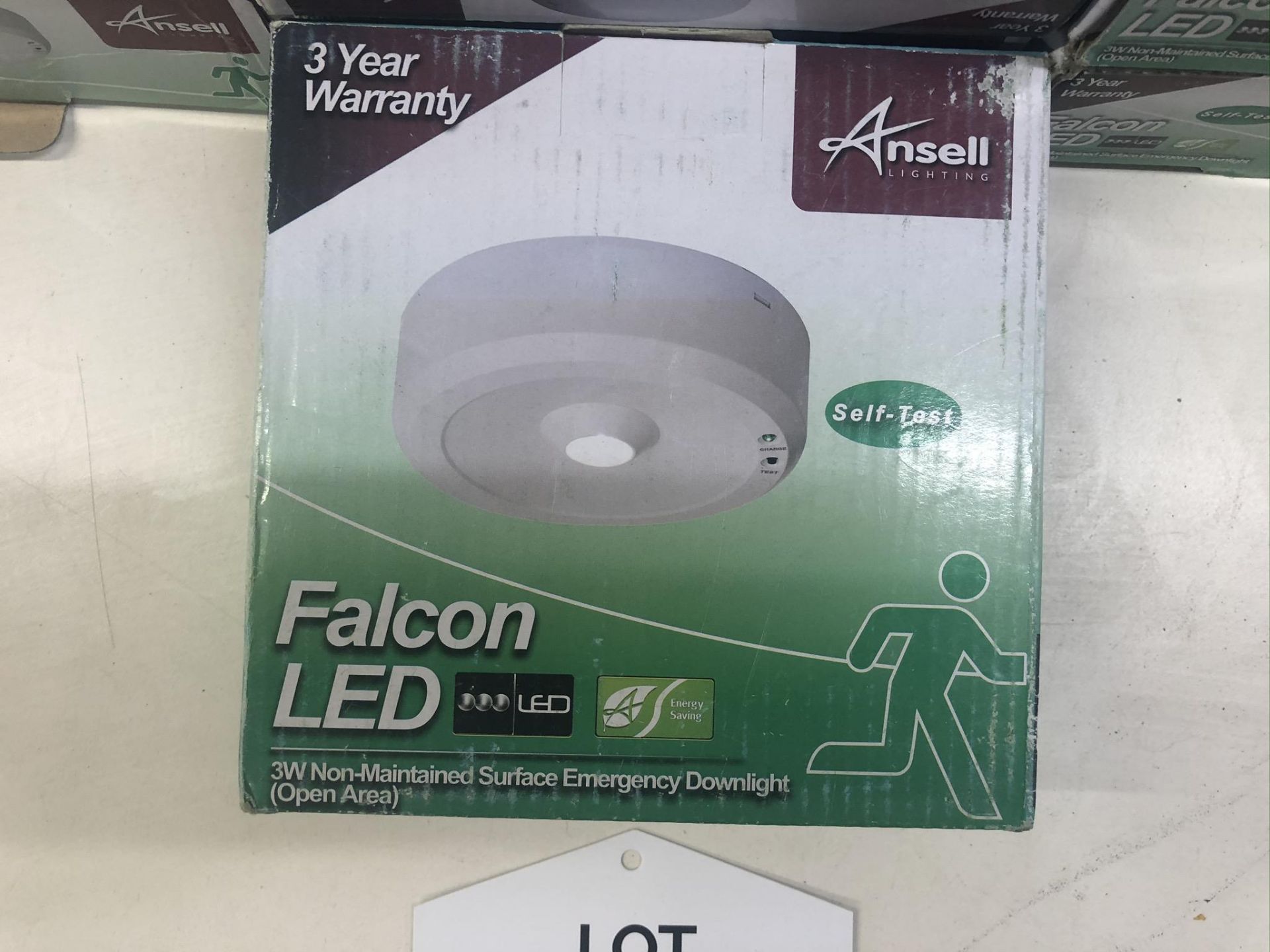 10 x Ansell Falcon LED Surface Emergency Downlights - Image 2 of 2