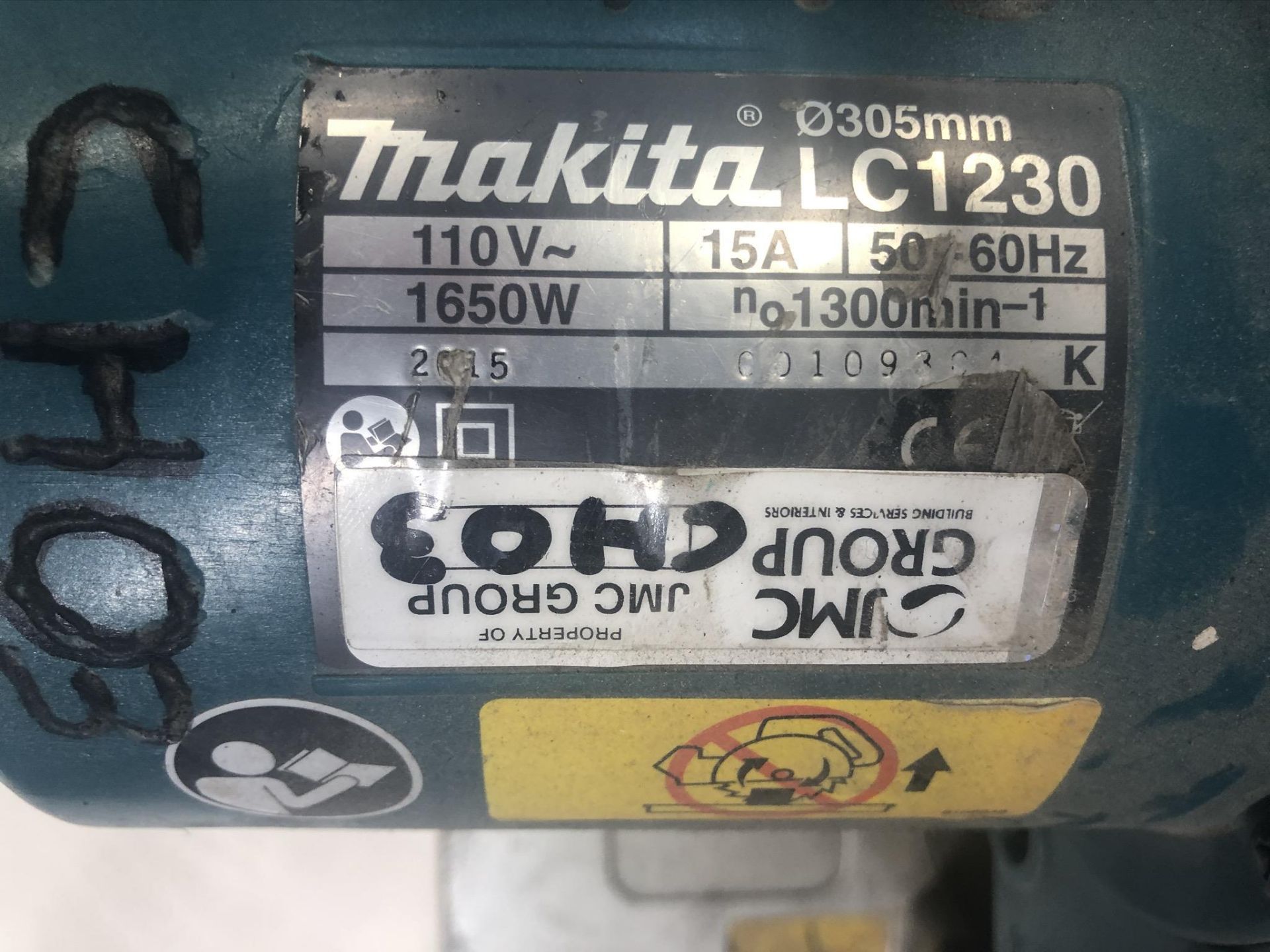 Makita LC1230 Metal Cutting Cut-Off Saw | YOM: 2015 - Image 4 of 4