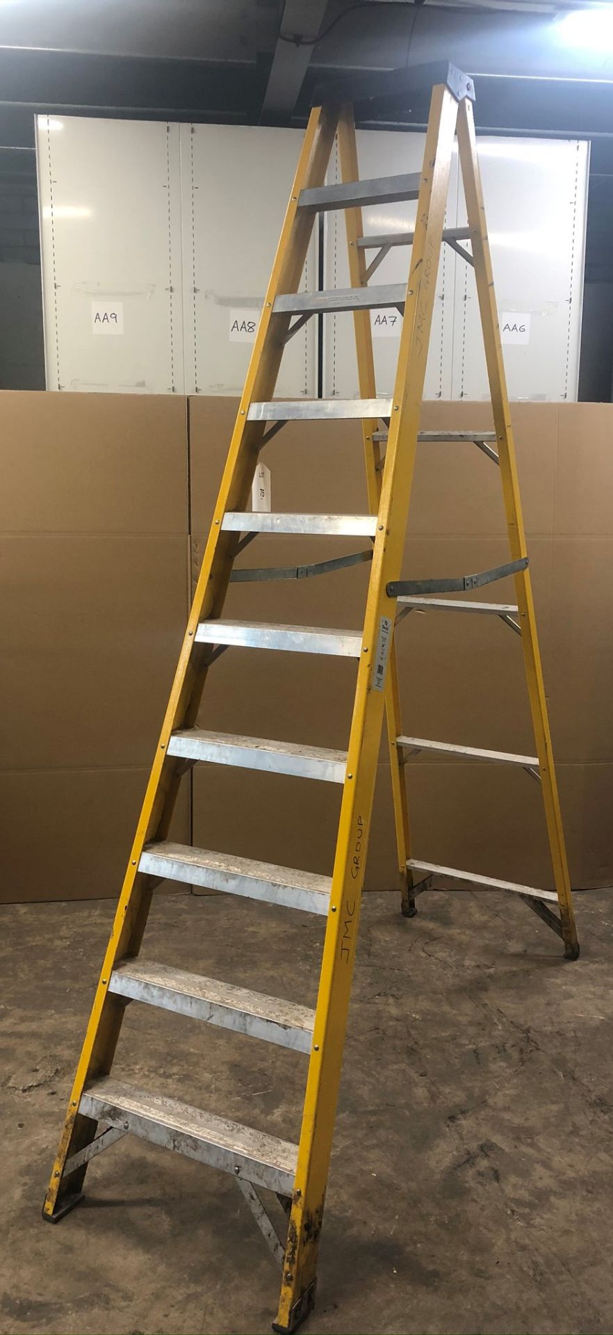 TB Davies 1235-010 10 Tread Fibreglass Swingback Step Ladder