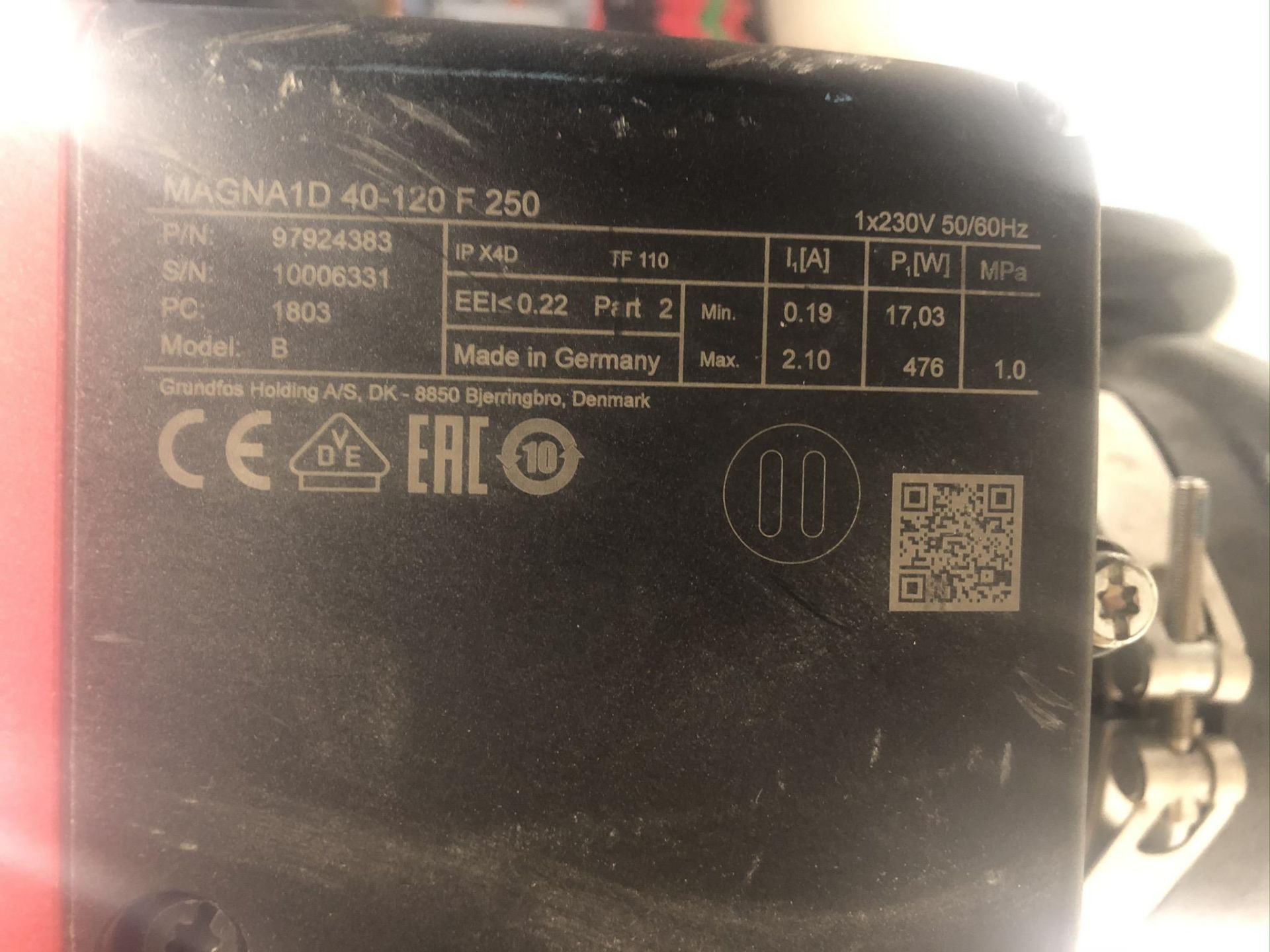 Grundfos Magna Twin 1 D 40-120 F 250 Circulating Pump - Image 3 of 3